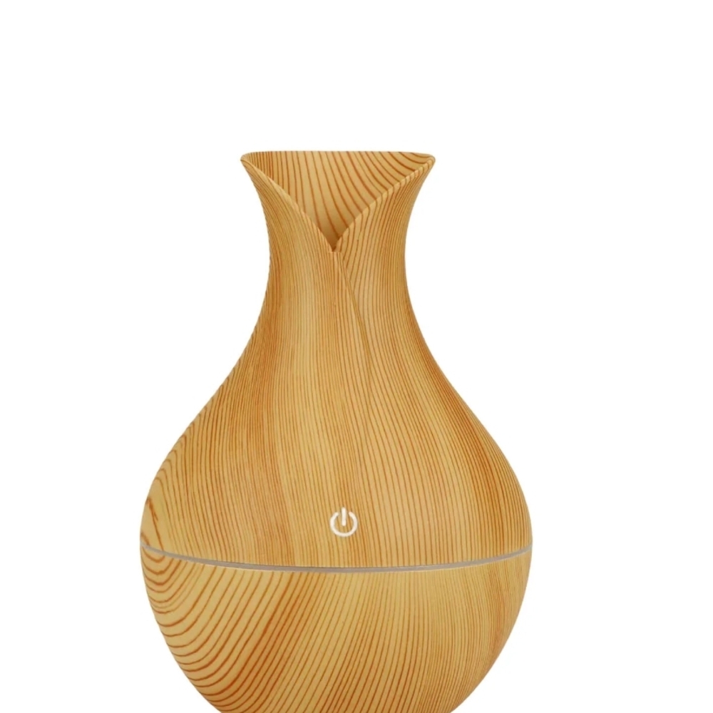 Wood Grain Vase-Shaped Essential Oil Diffuser - Picture 5 of 8